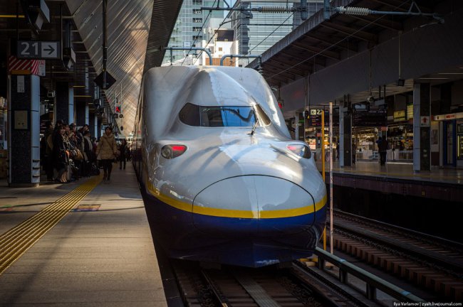 Японское железнодорожное чудо — поезд Синкансен