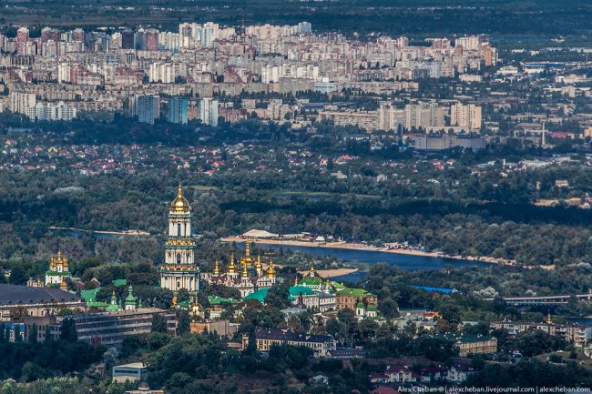 Киев с высоты птичьего полета