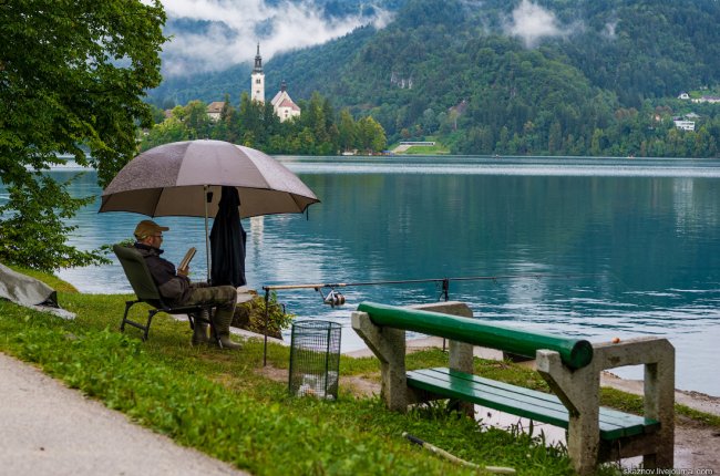 Красота озера Блед в Словении