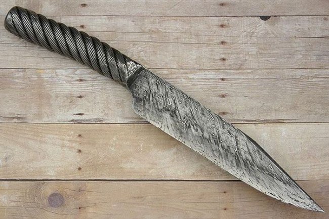 Необычные ножи из металлических предметов