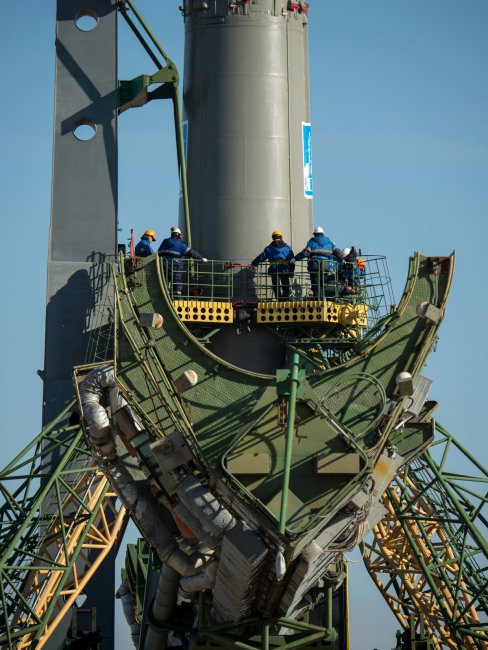 Старт космического корабля «Союз ТМА-16М»