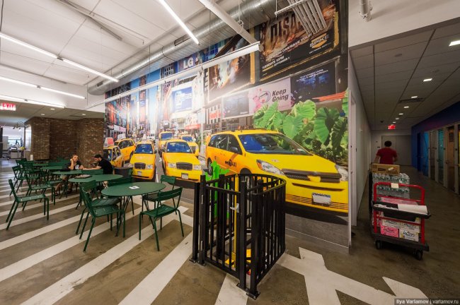 Офис Google в Нью-Йорке: работа мечты