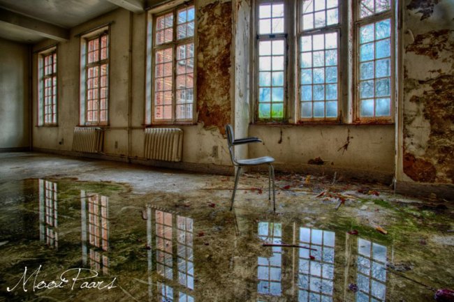 Заброшенная психиатрическая больница в Бельгии