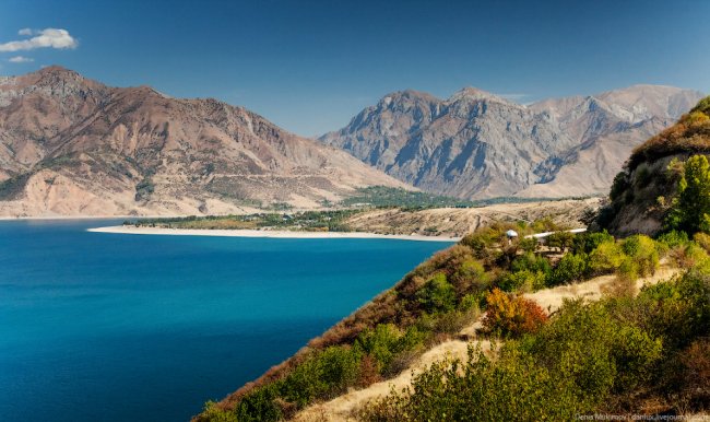 Горная жемчужина Узбекистана: Чарвакское водохранилище