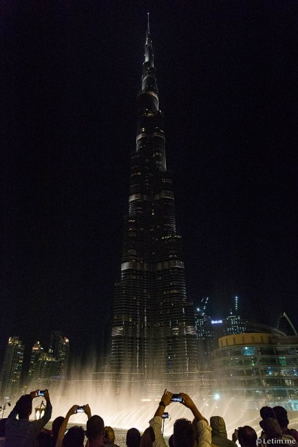 Лазерное шоу в Дубае