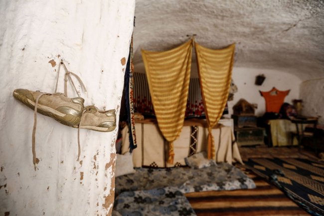 Подземные дома в Тунисе
