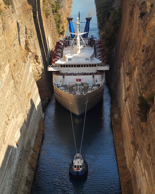Самый узкий в мире канал для кораблей