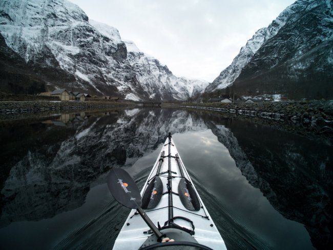 Путешествие на каяке по фьордам и озерам Норвегии