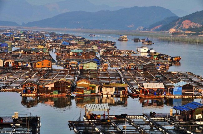 Невероятные плавающие города Китая