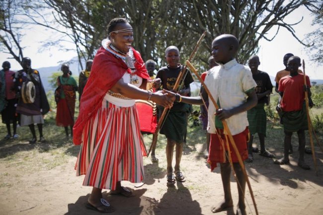 Лучники племени Покот из Кении