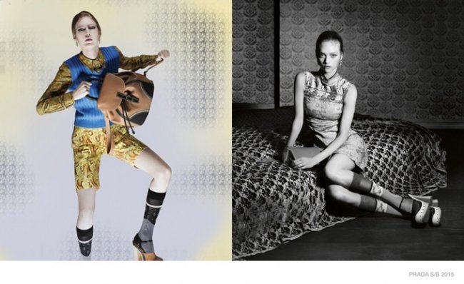 Джемма Вард в рекламной кампании Prada