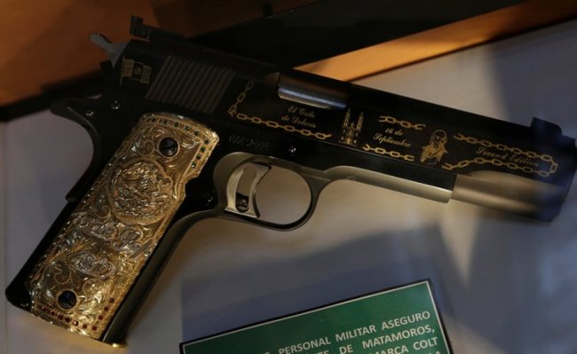 Золотое оружие мексиканских наркобаронов