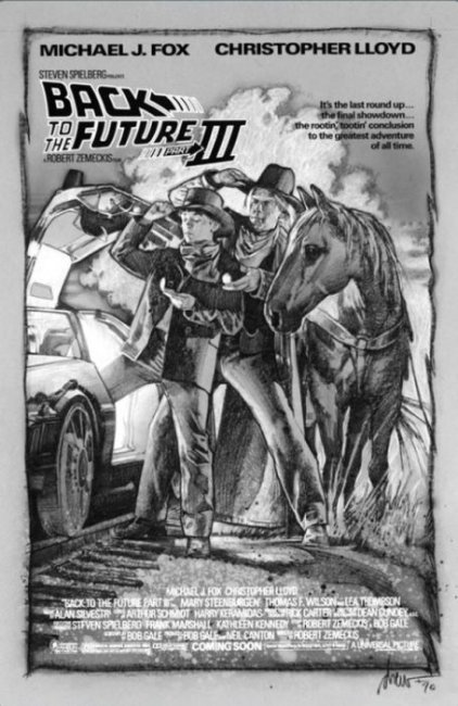 Как создавали постер к фильму «Назад в будущее»
