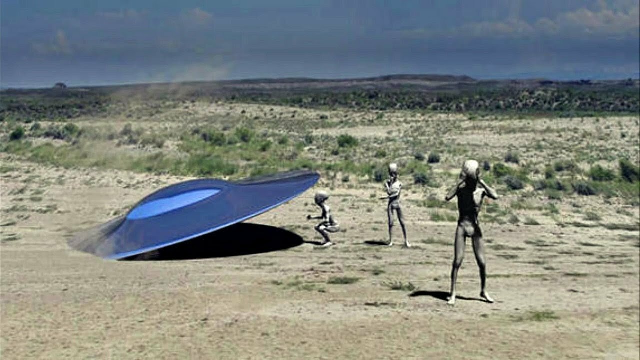 Существует ли место на земле. Приземление летающей тарелки. Инопланетяне приземлились. Летающая тарелка в пустыне.